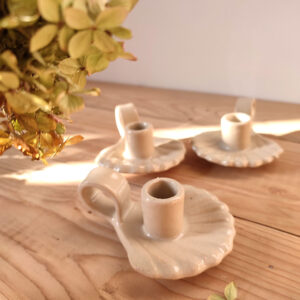 Bougeoirs coquillage