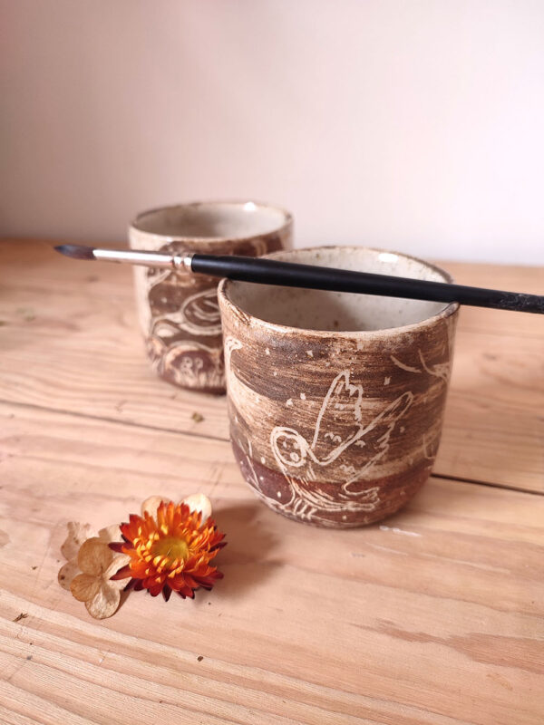 Pot à pinceau - chouette – Image 2